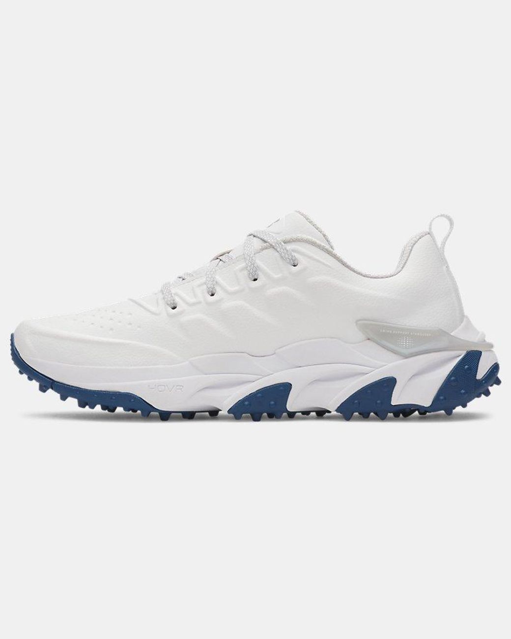 Under Armour White Hb Tour Spikeless Golf Shoes Metallic for men