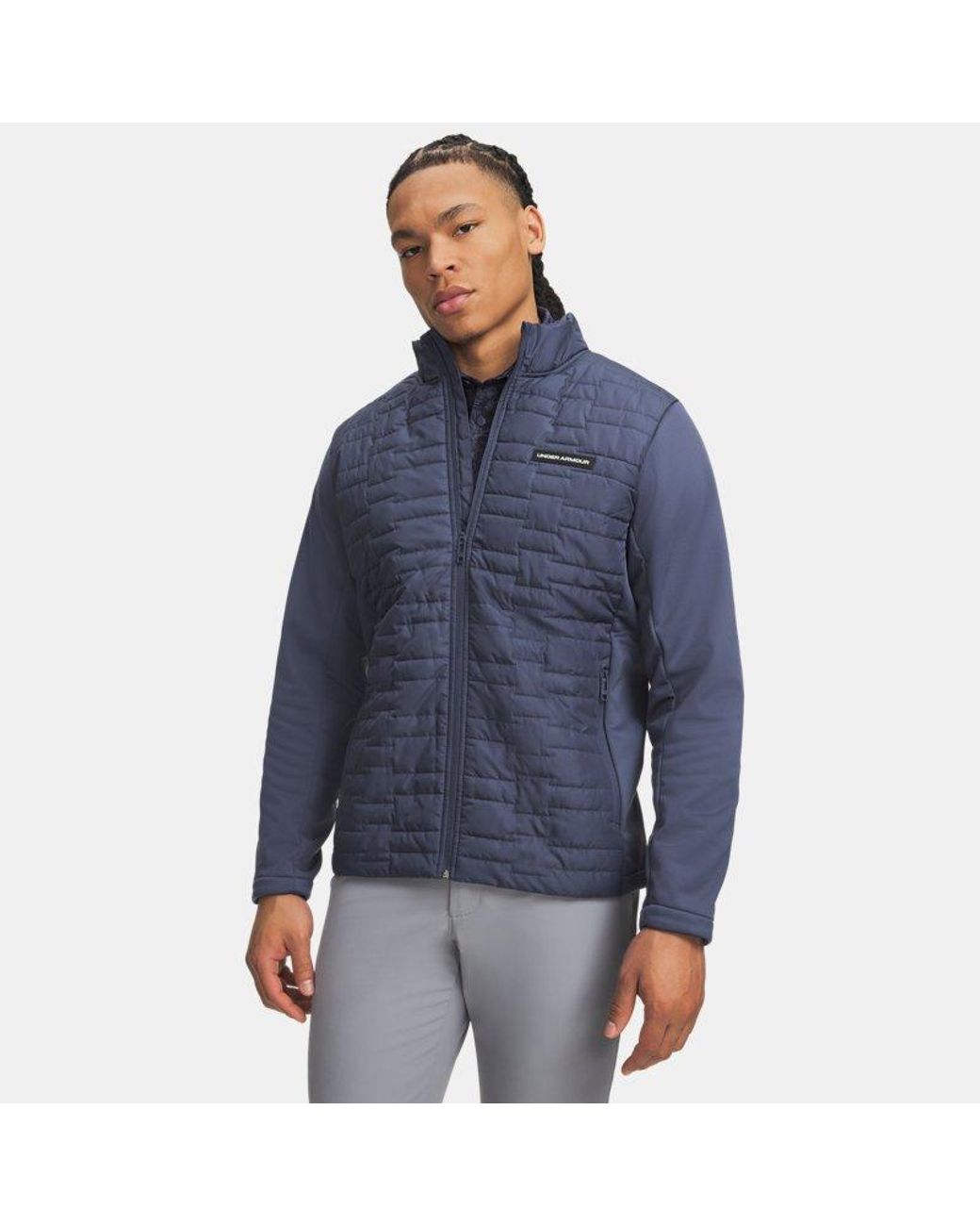 Under Armour Blue Drive Pro Insulated Jacket Downpour Metallic for men