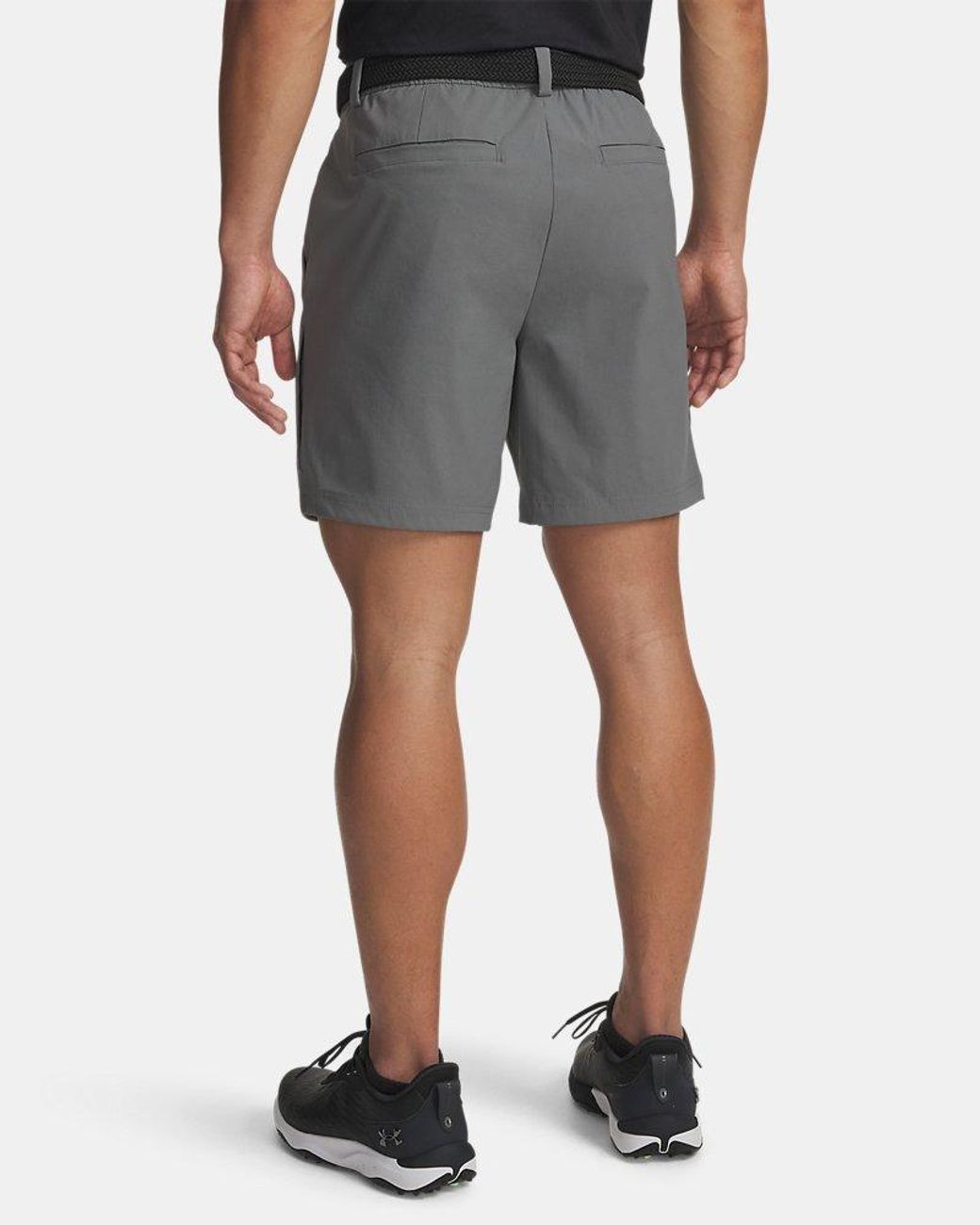 Under Armour Gray Drive Cargo Shorts Clay Halo for men