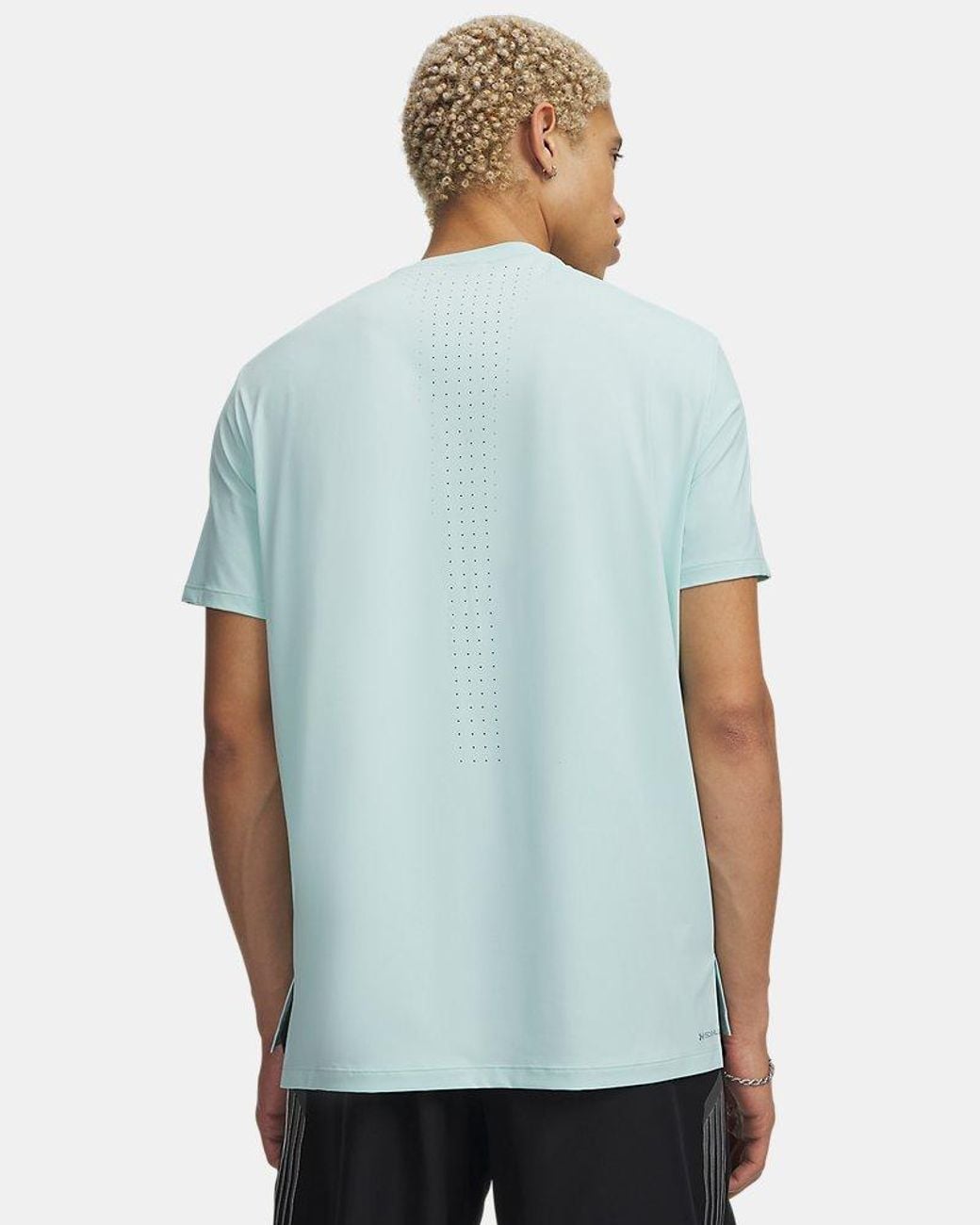 Under Armour Blue Velociti Pro Short Sleeve Refresh Mint Reflective for men