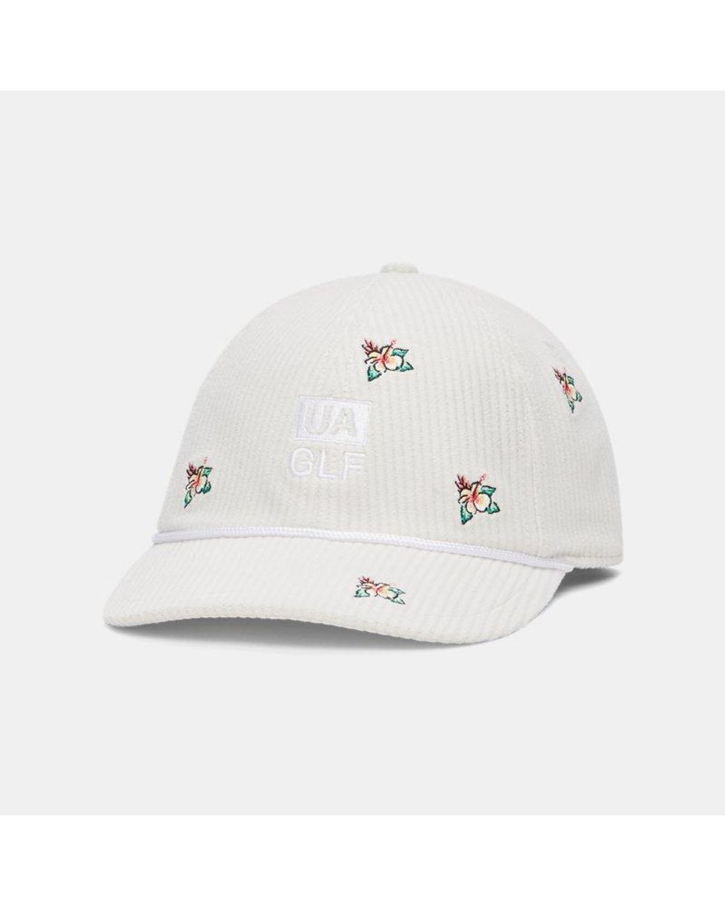 Under Armour White Drive Mid Corduroy Adjustable Hat Summit