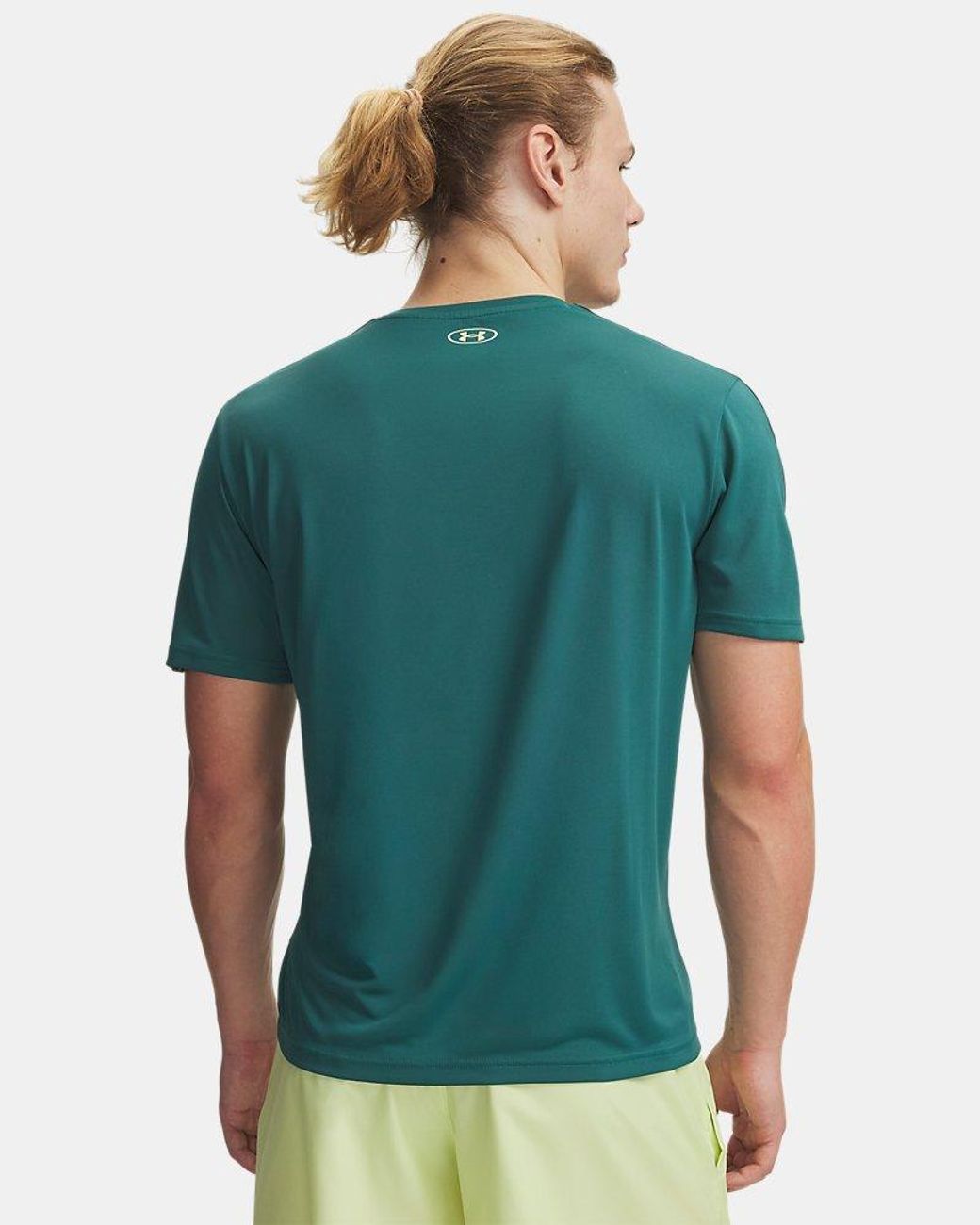 Under Armour Green Tech Taping Short Sleeve Rack Rack Fade for men