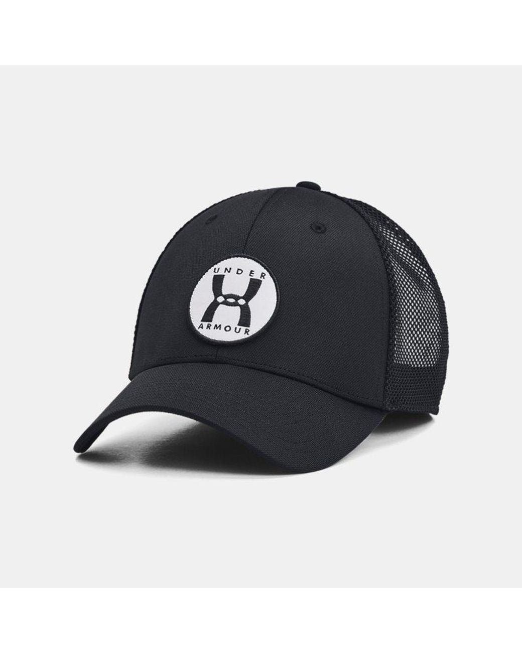 Under Armour Black Blitzing Trucker Hat, for men