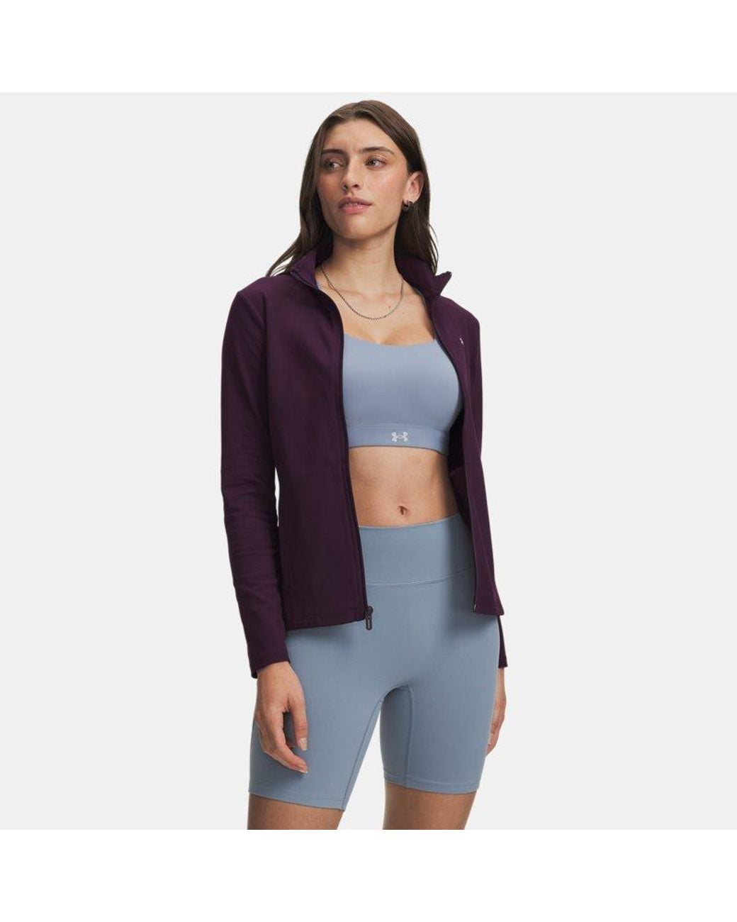Under Armour Blue Motion Full Zip Echo Mauve