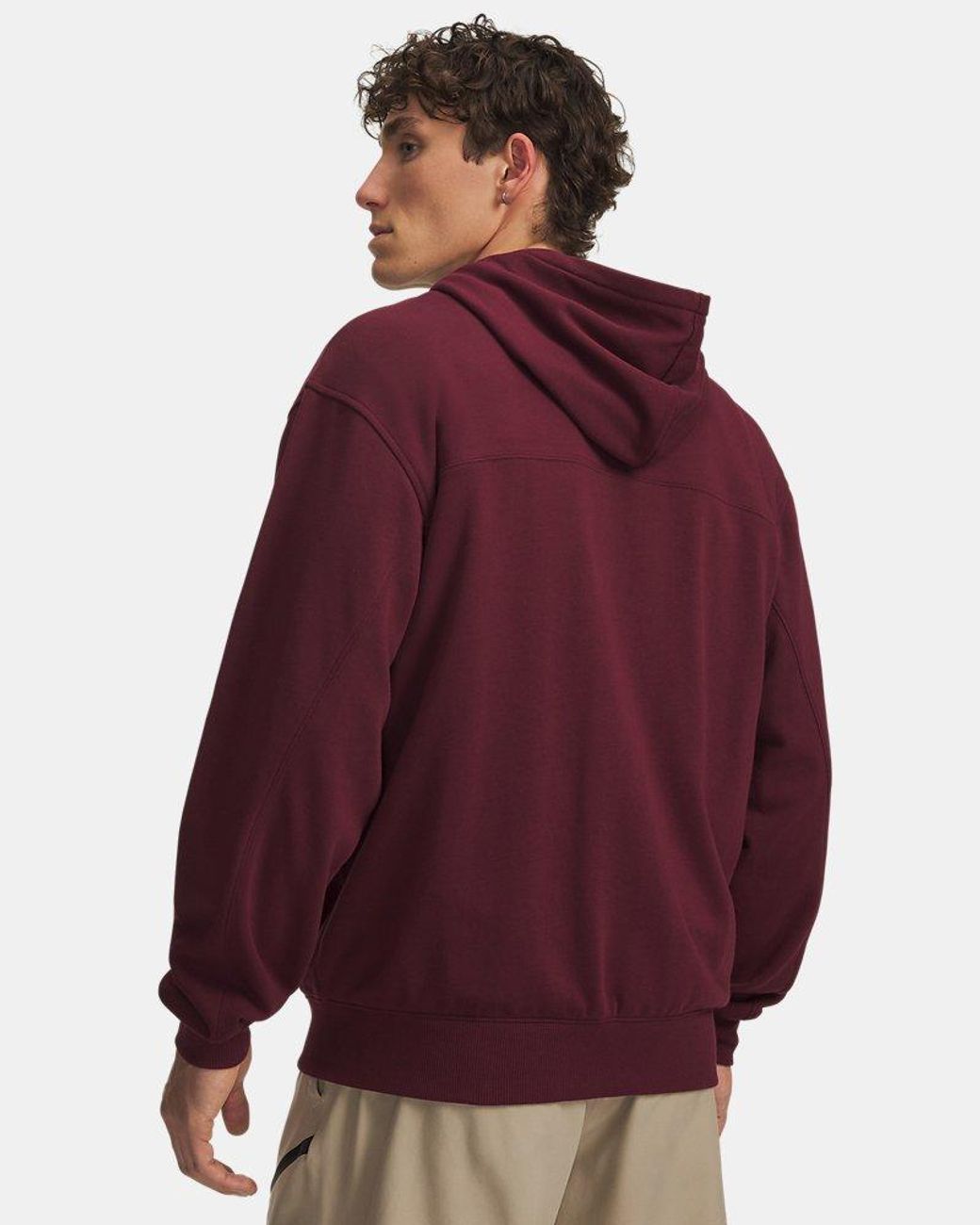 Under Armour Red Rival Lightweight Graphic Full Zip Vintage for men