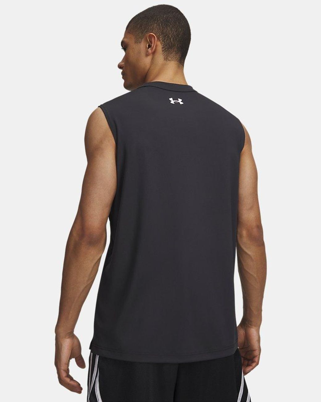 Under Armour Black Curry Training Tank Anthracite for men