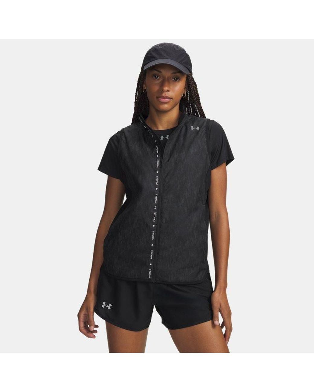 Under Armour Black Velociti Cold Weather Storm Vest Ultimate Reflective