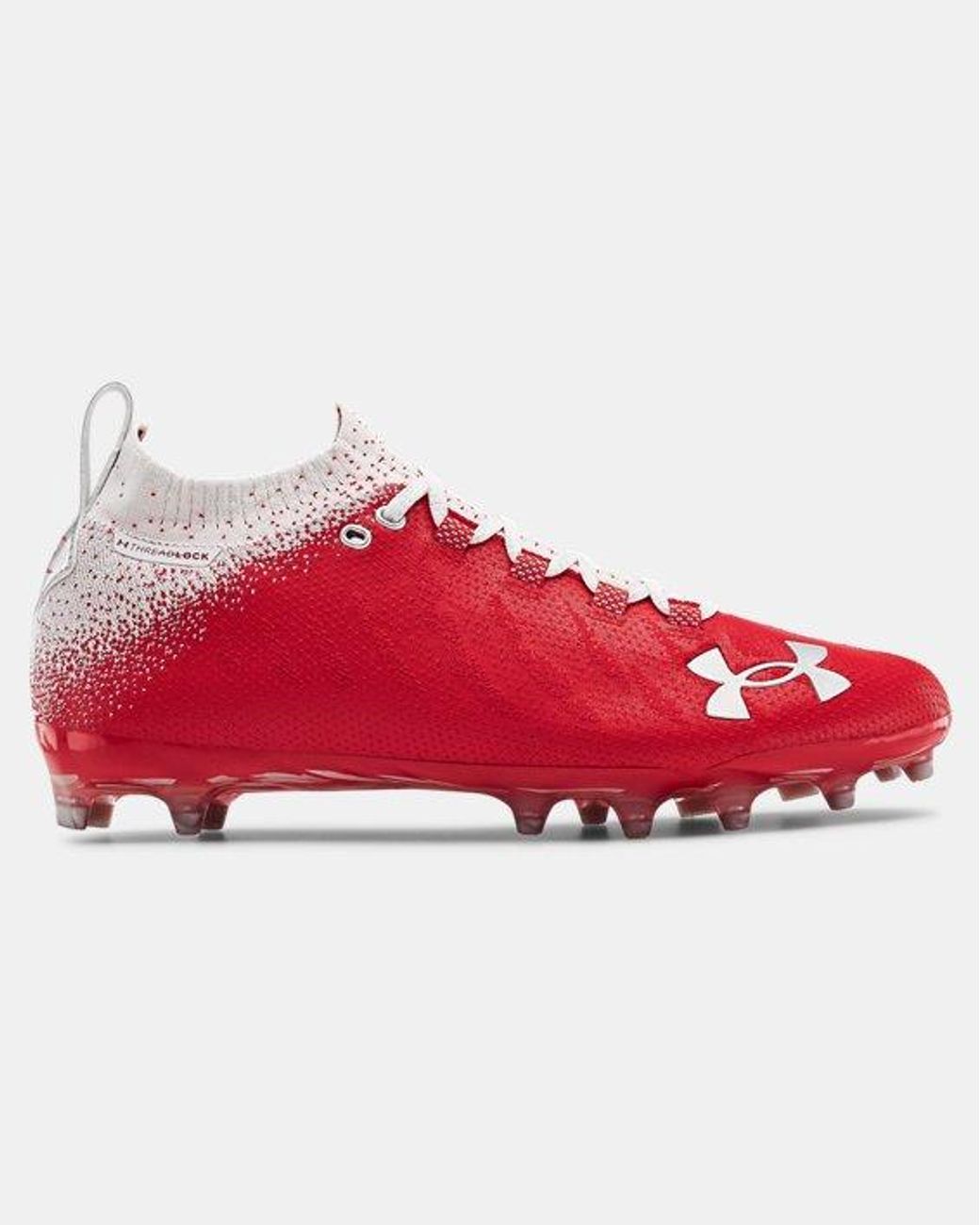 Under Armour Spotlight Lux Mc Football Cleat in Red for Men | Lyst