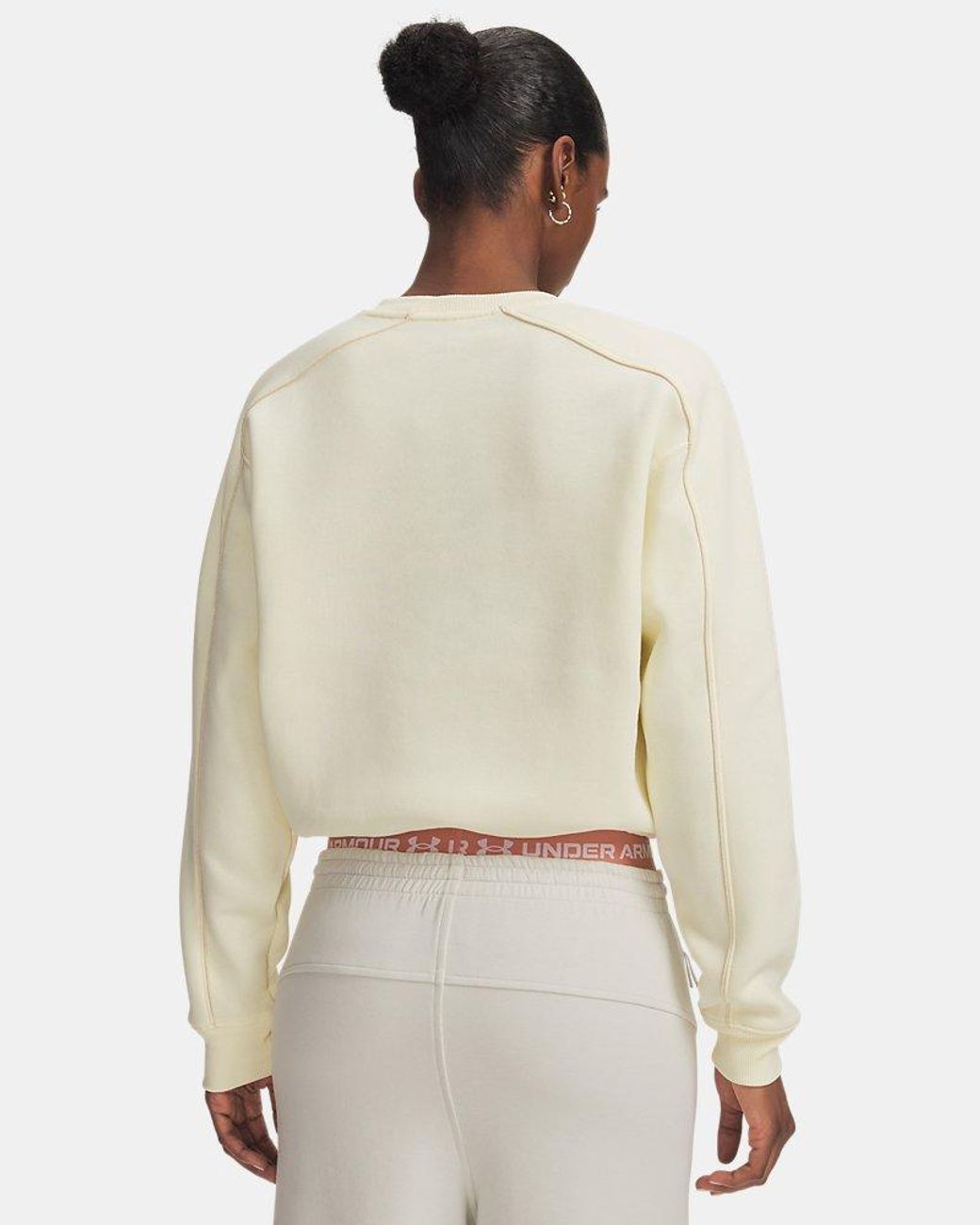 Under Armour Natural Rival Fleece Shimmer Crew Winter Metallic