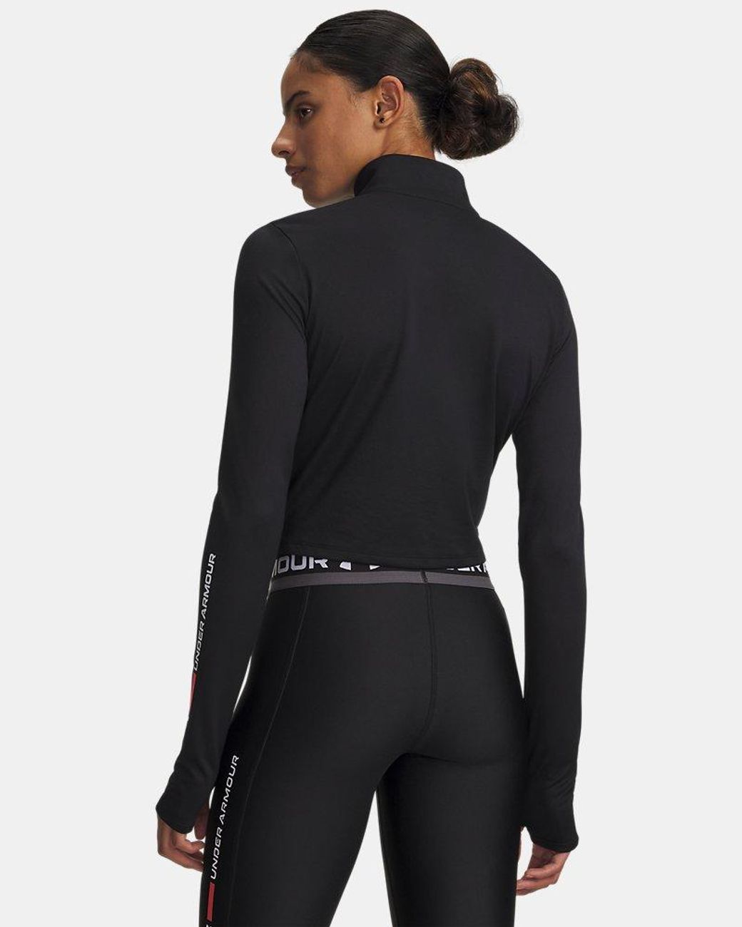Under Armour Black Tech Branded ½ Zip Venom