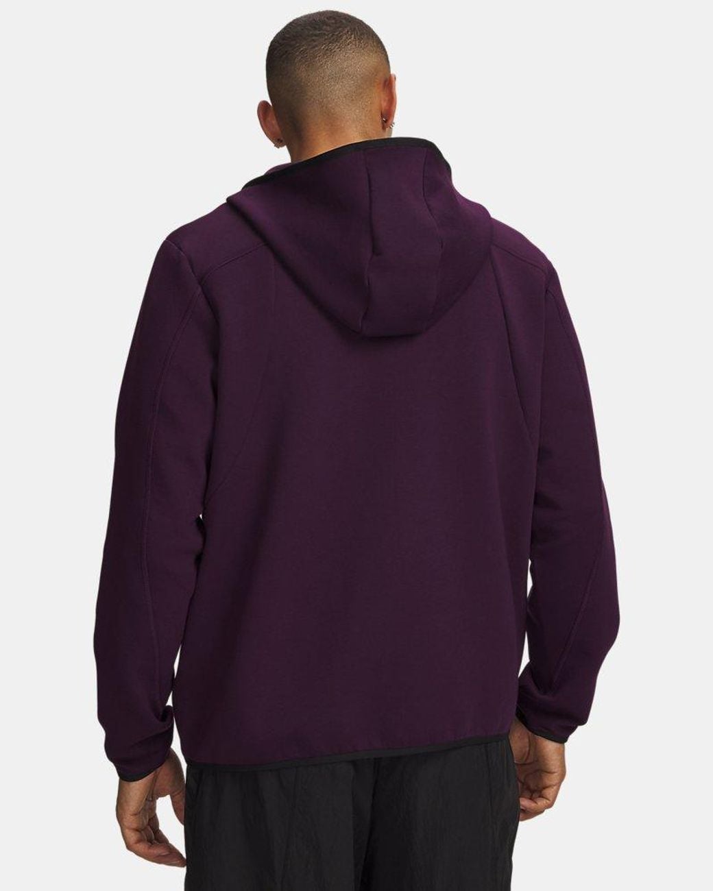 Under Armour Purple Unstoppable Fleece Full Zip Echo for men