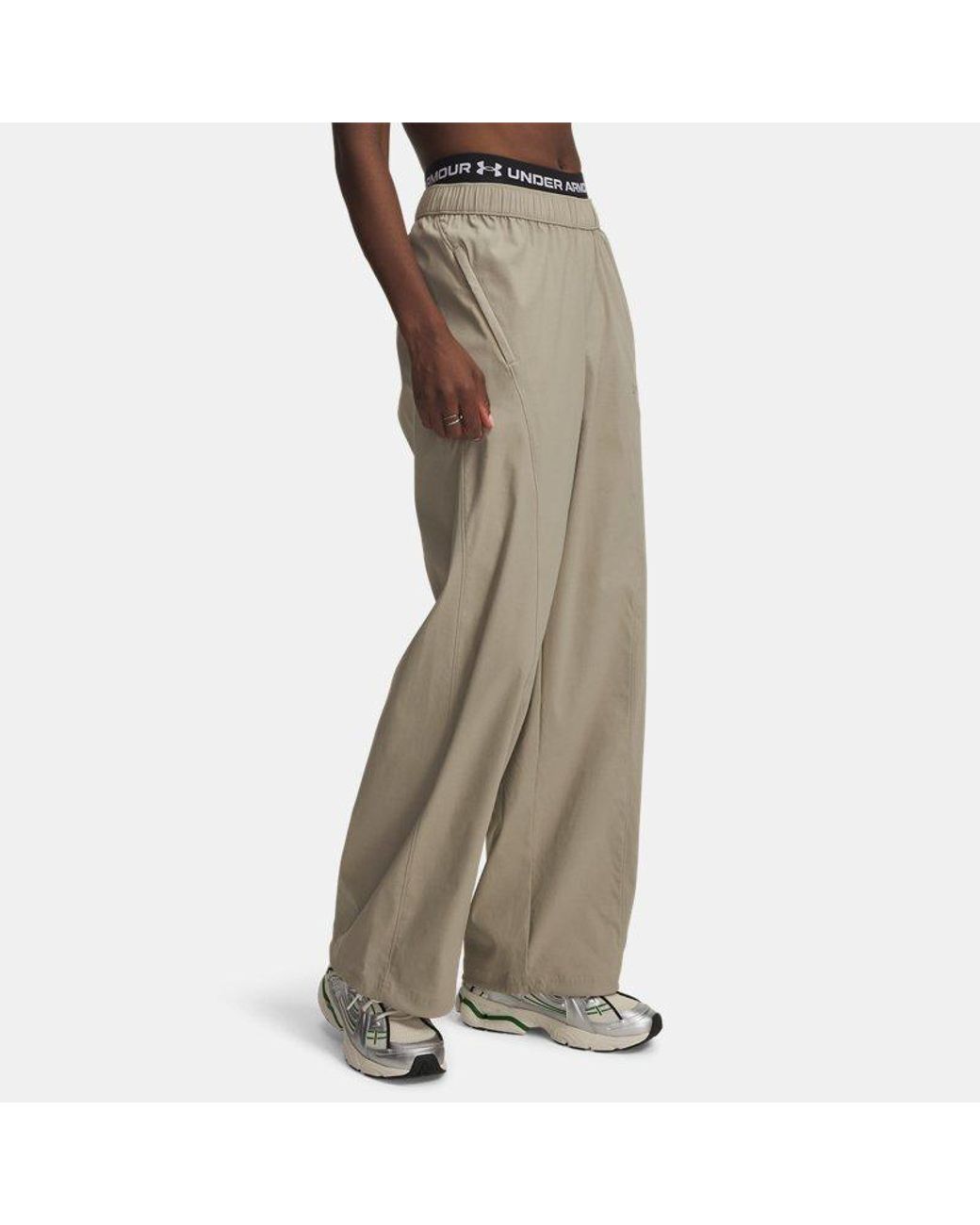 Under Armour Natural Unstoppable Woven Pants Timberwolf Taupe City Khaki