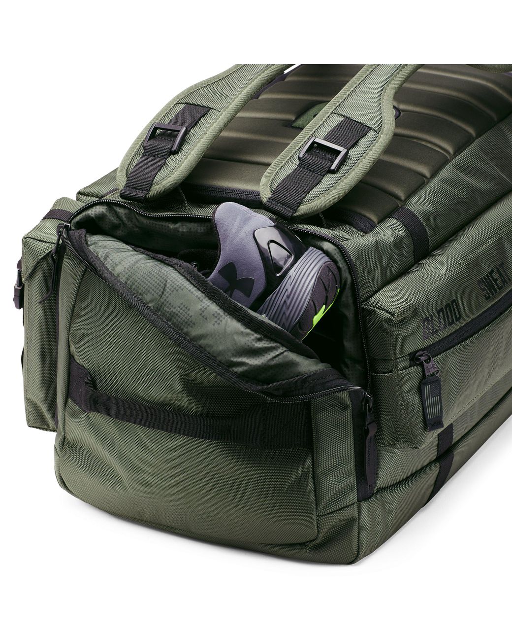 Ua x project rock usdna cordura range duffle bag hotsell gray camo