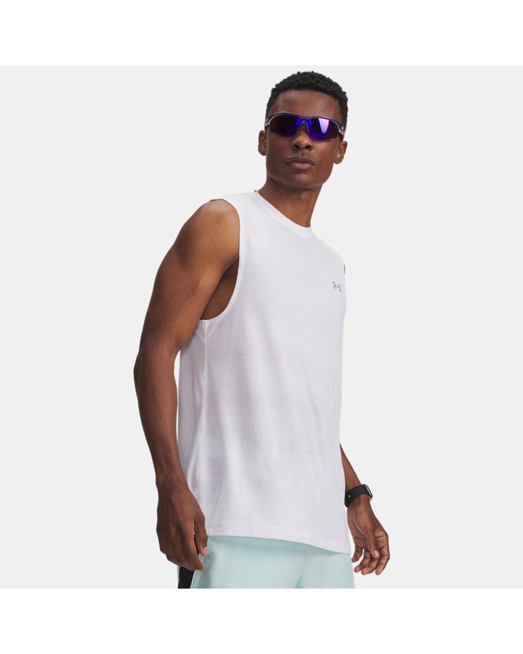 Under Armour Purple Velociti Tank Reflective for men