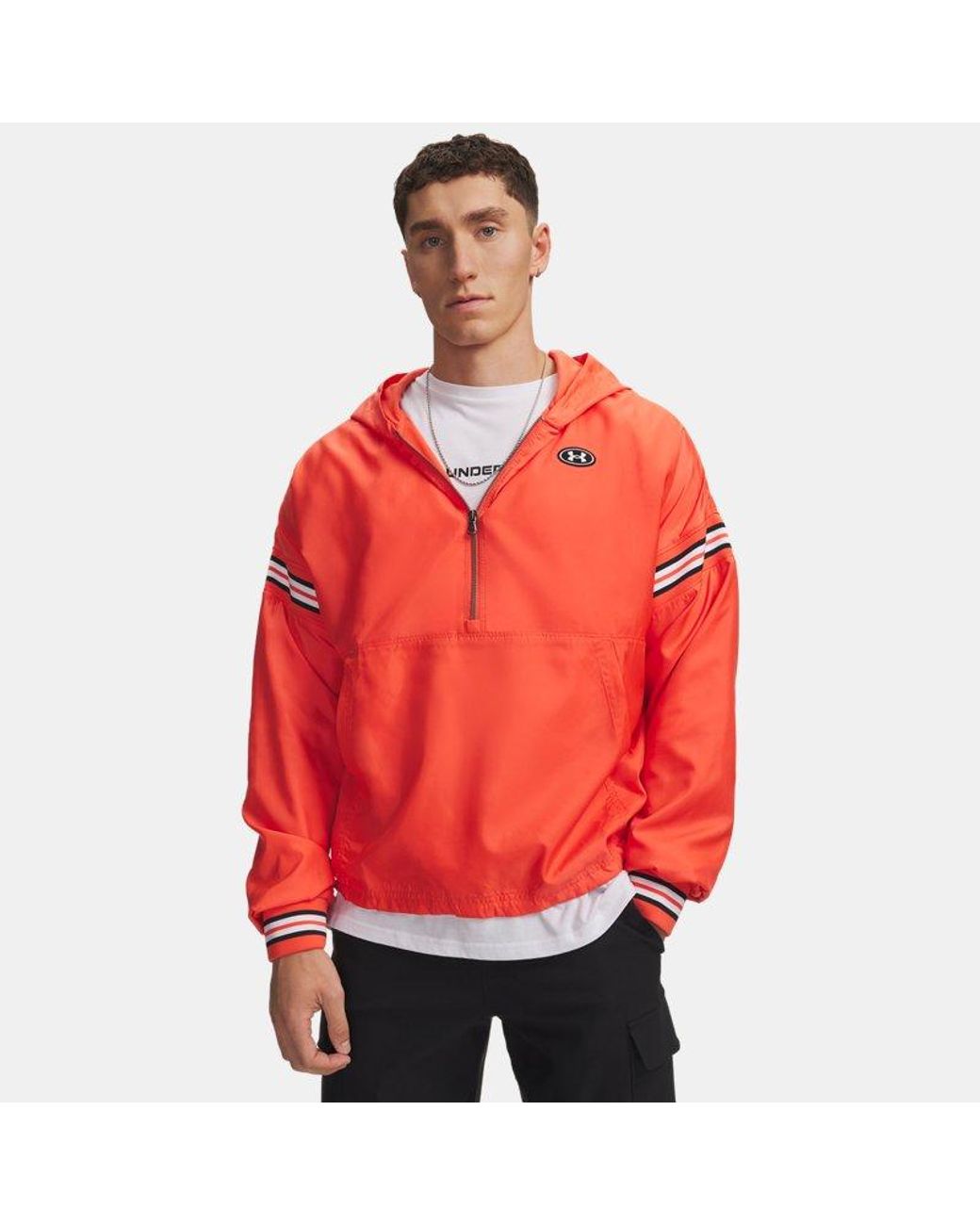 Under Armour Red Icon Sportswear Woven Jacket Venom for men