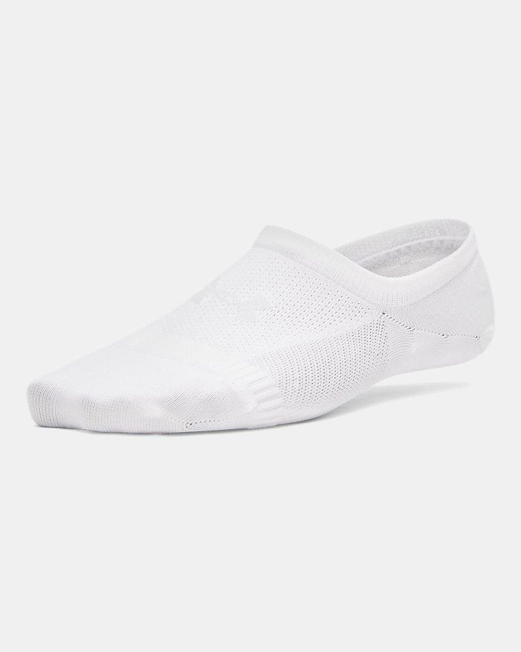 Under Armour White Ua Vanish 3-pack Liner Socks