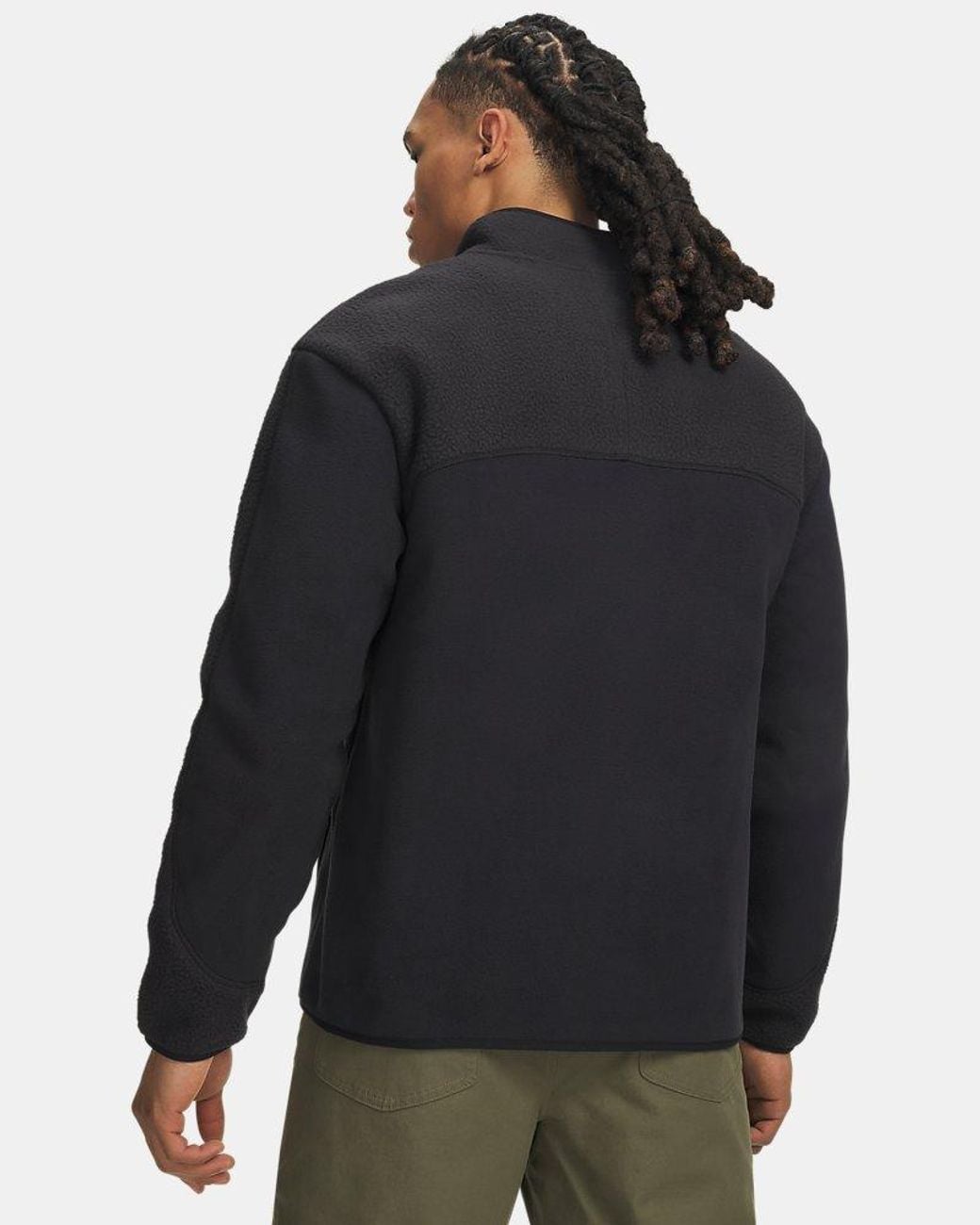 Under Armour Black Coldgear Infrared Basecamp Fleece ½ Zip for men