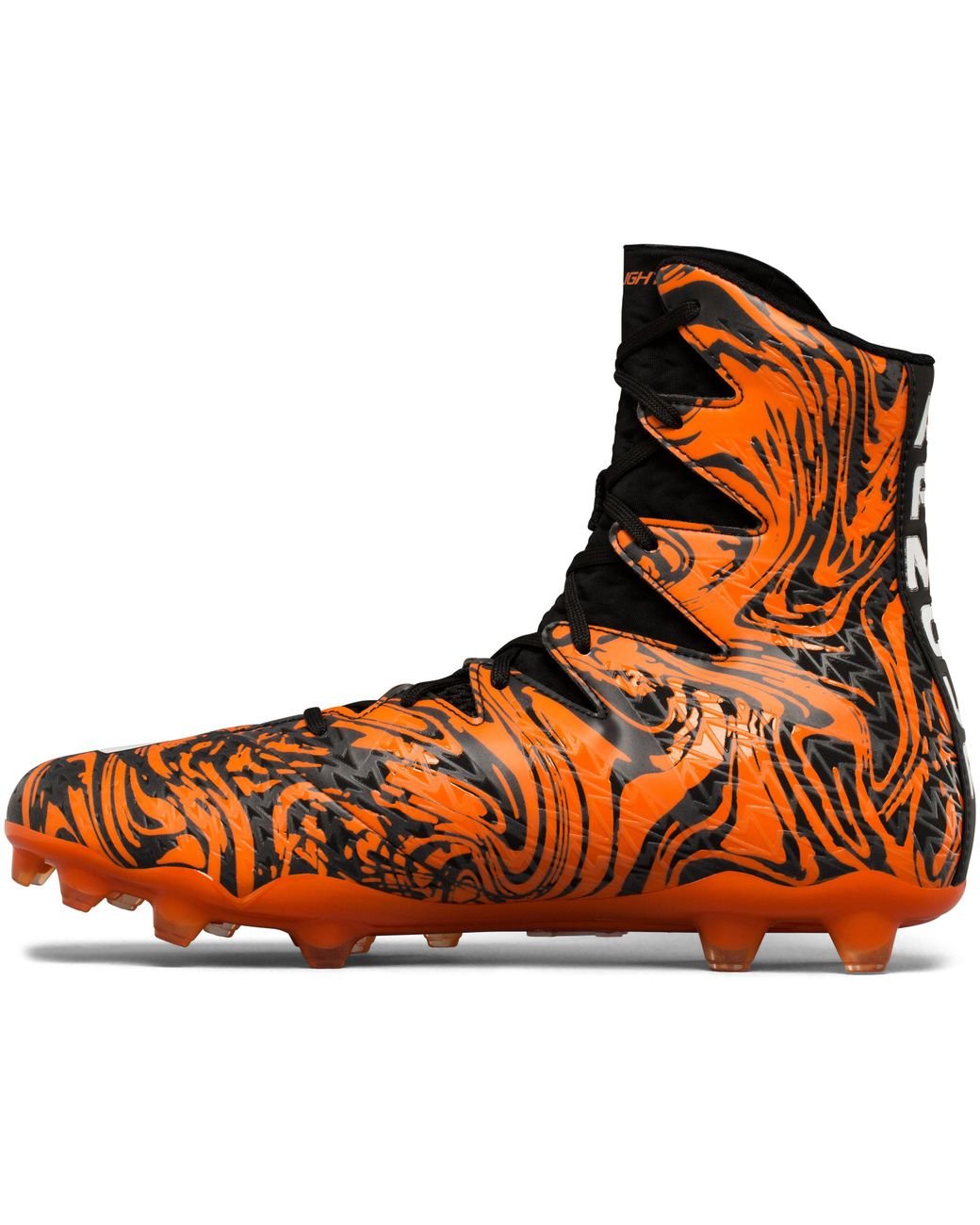 Under Armour Ua Highlight Lux Mc Black/orange Football Cleats 11.5 Us for  Men | Lyst