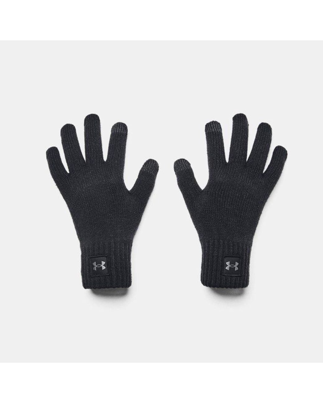 Under Armour Halftime Herenhandschoenen Zwart Pitch Grijs in het Black voor heren