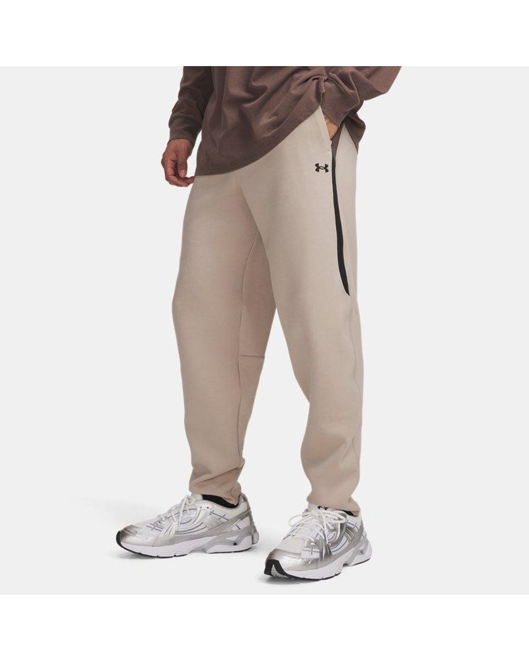 Under Armour Natural Unstoppable Fleece Joggers Highland Buff Peppercorn for men