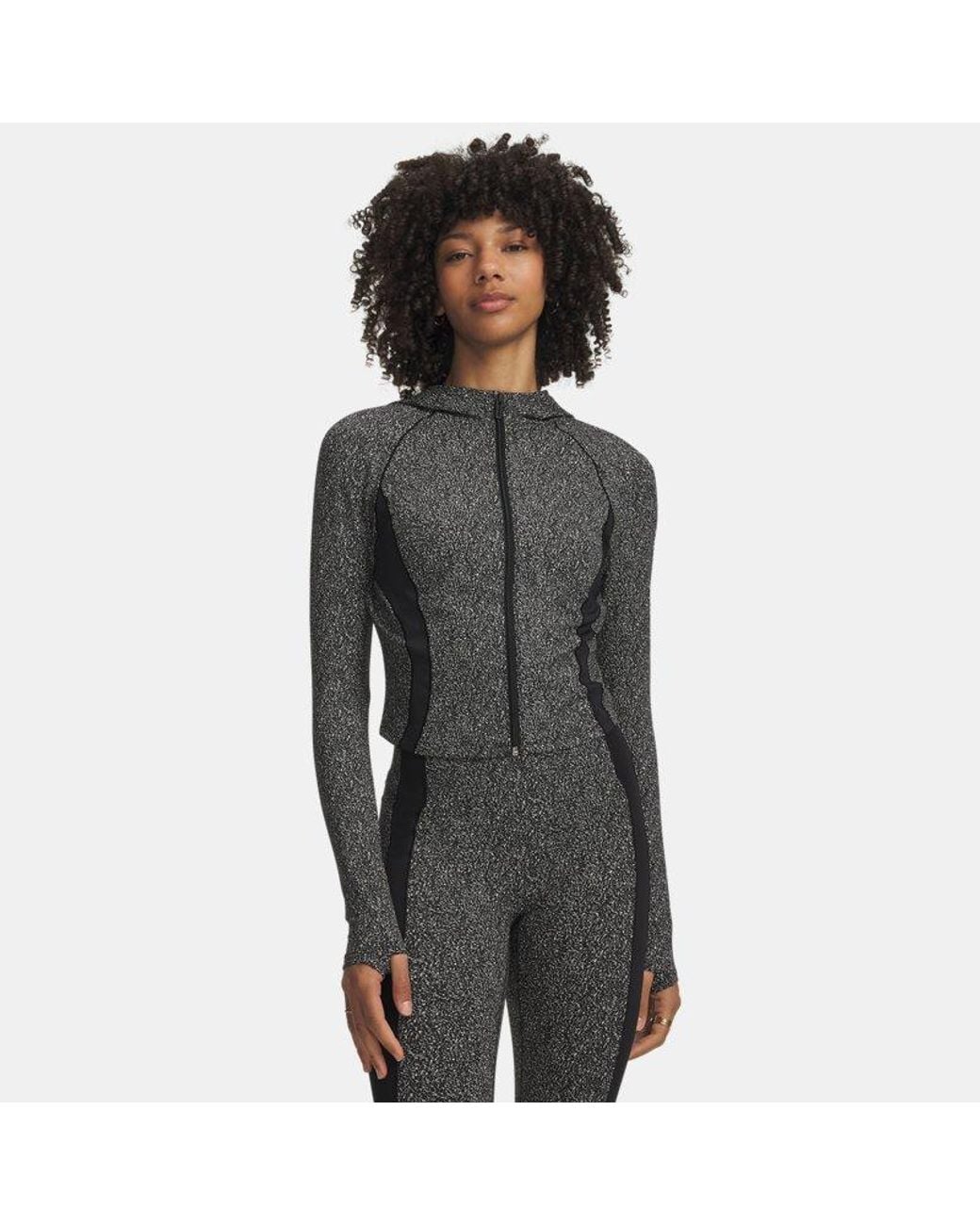 Under Armour Gray Vanish Elite Jacq Rd Full Zip Ultimate Metallic