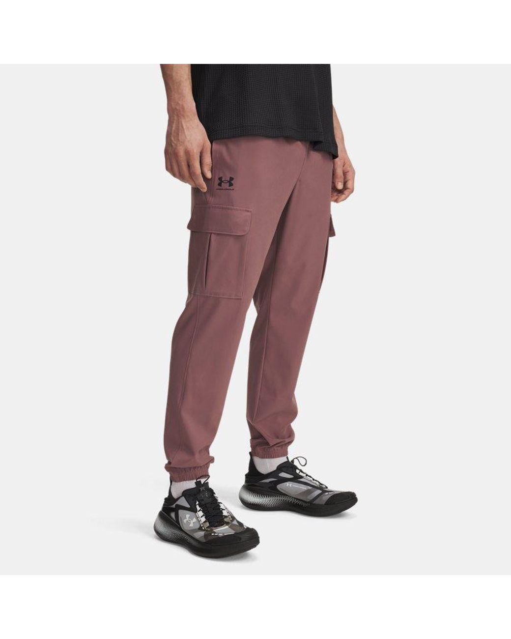 Under Armour Pink Vibe Woven Cargo Pants Mist for men