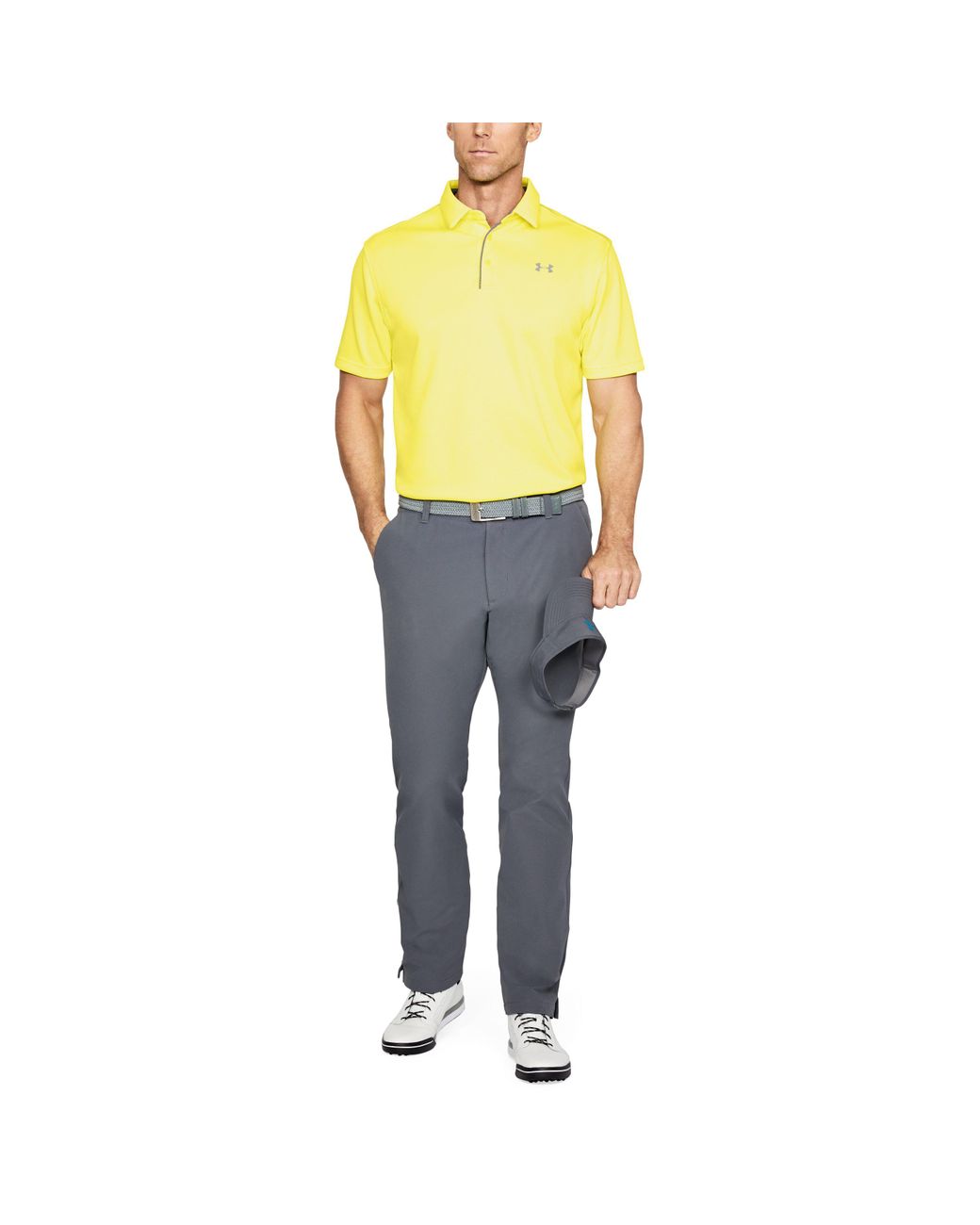 Under Armour Men's Ua Tech Polo in Yellow for Men | Lyst