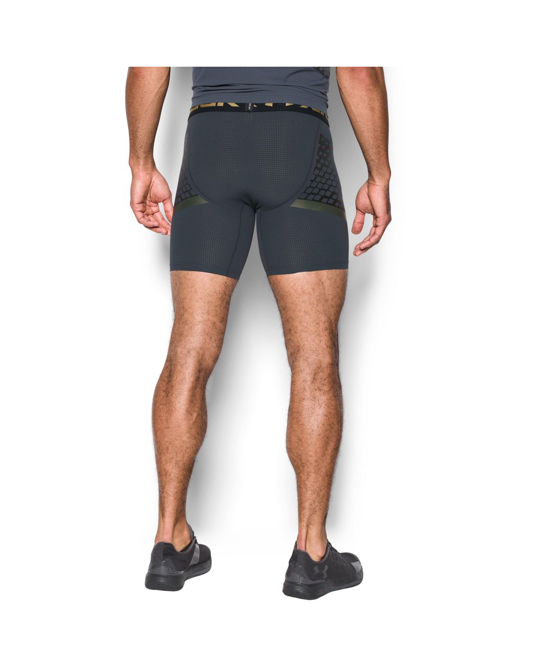 Buy Under Armour Men's HeatGear® Armour Compression Shorts Black in KSA -SSS