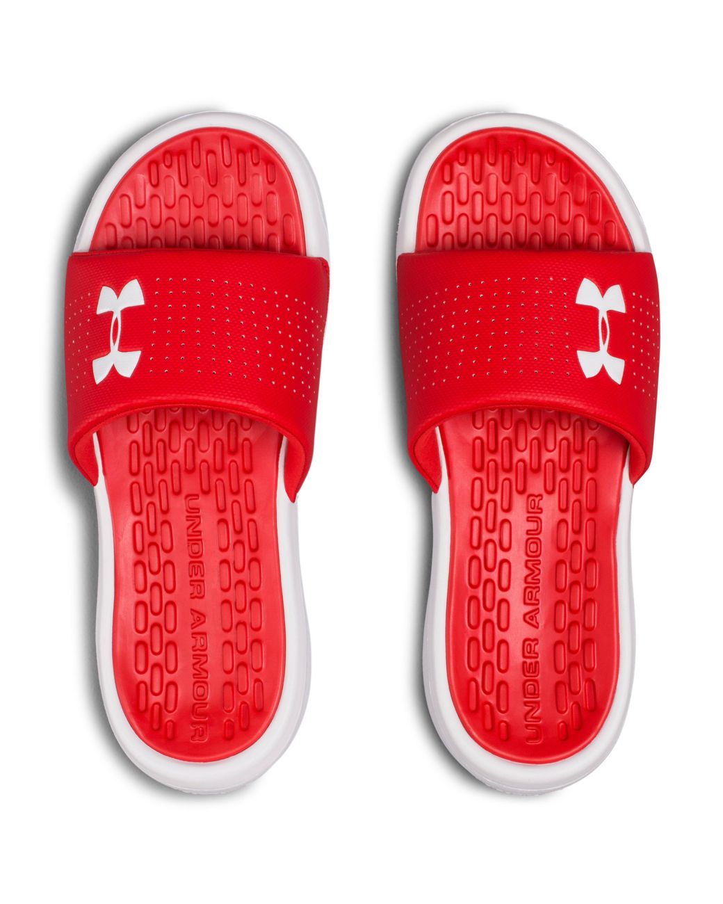 Under Armour Playmaker Fix Slide Sneaker in Red/ (Red) for Men | Lyst
