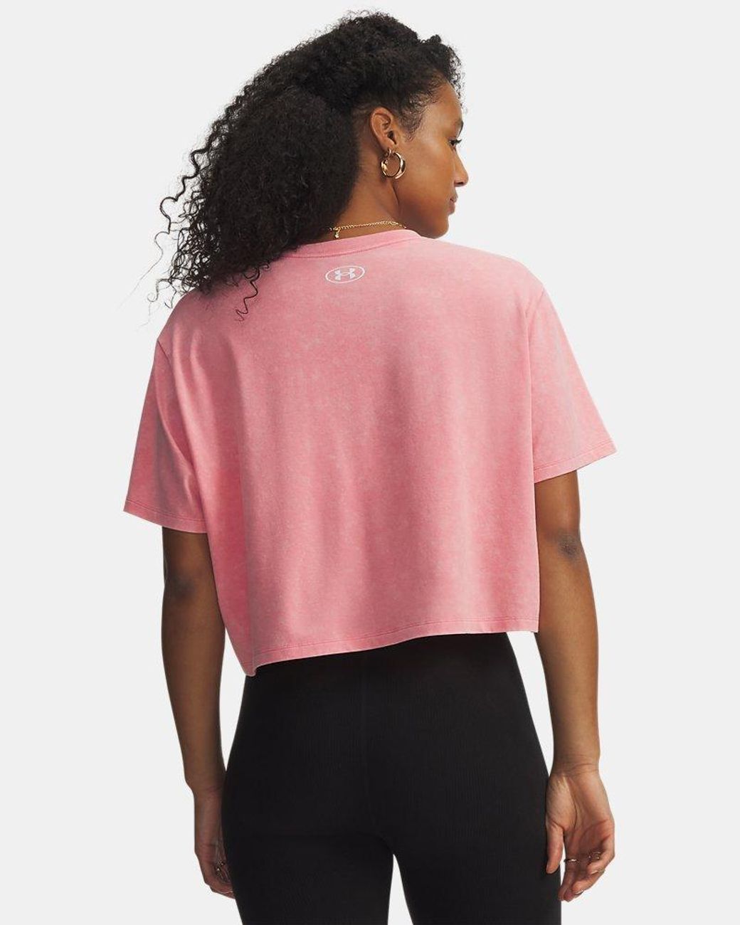 Under Armour Pink Rival Boxy Wash T-Shirt Bittersweet