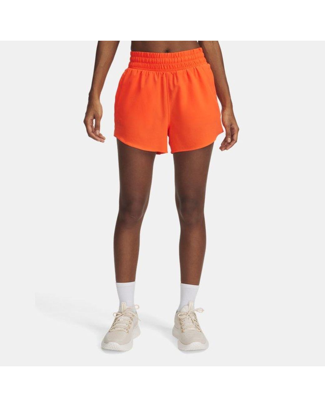 Under Armour Orange Vanish 3" Shorts Fire Fire