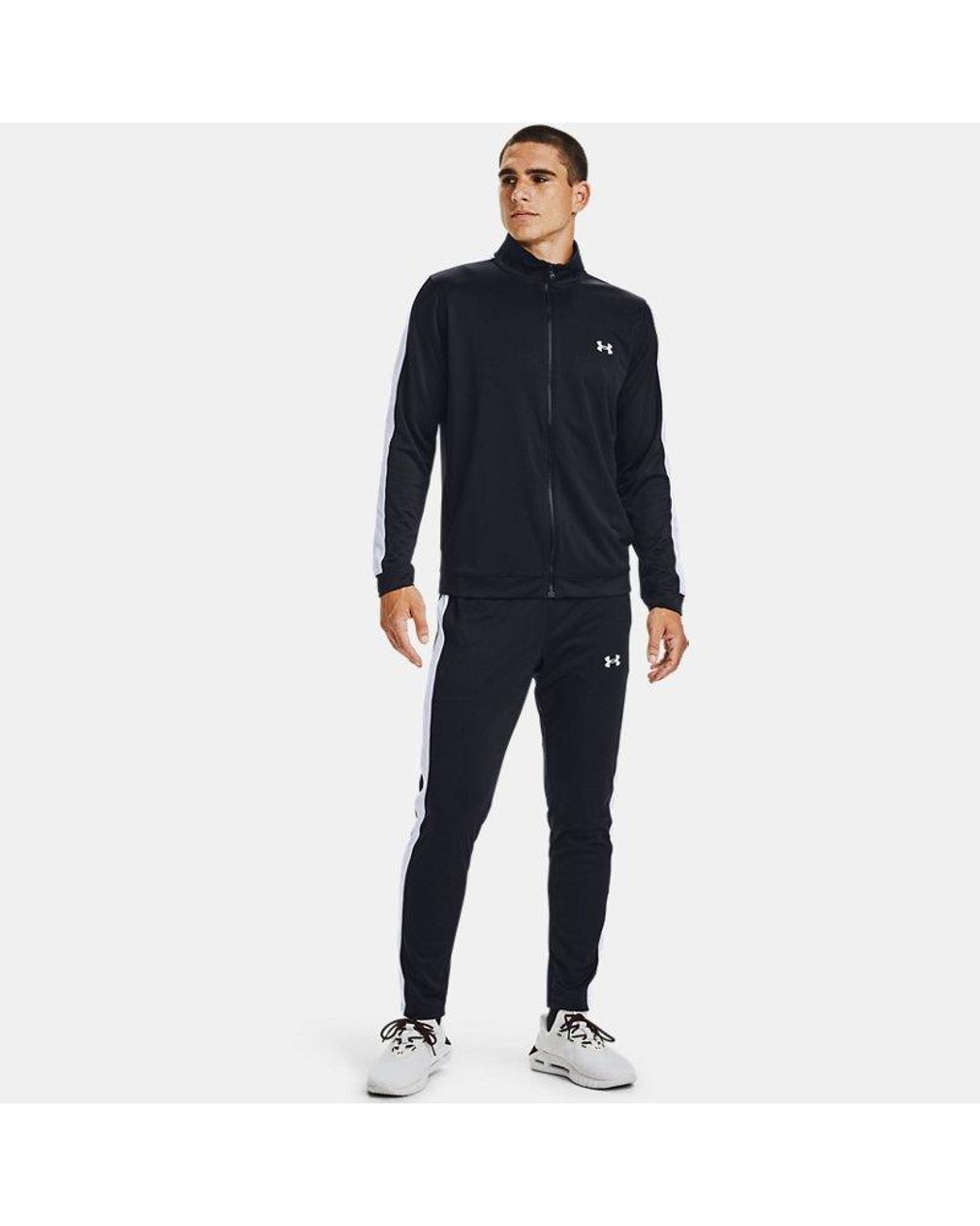 Under Armour Blue Rival Knit Tracksuit for men
