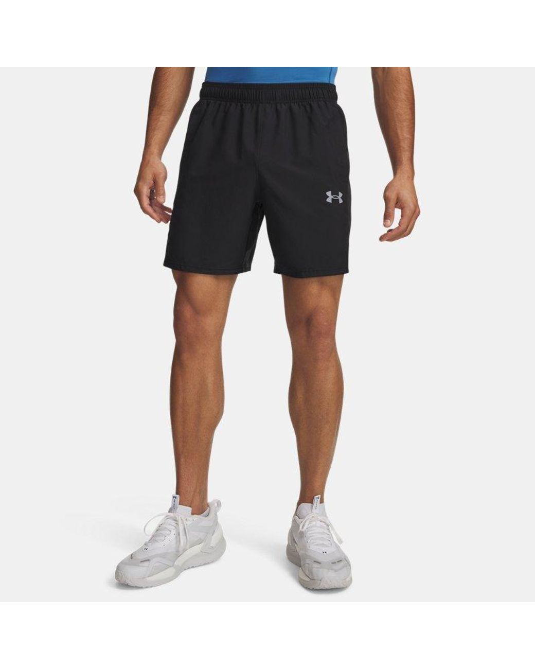 Under Armour Black Tech Utility Shorts Steel for men