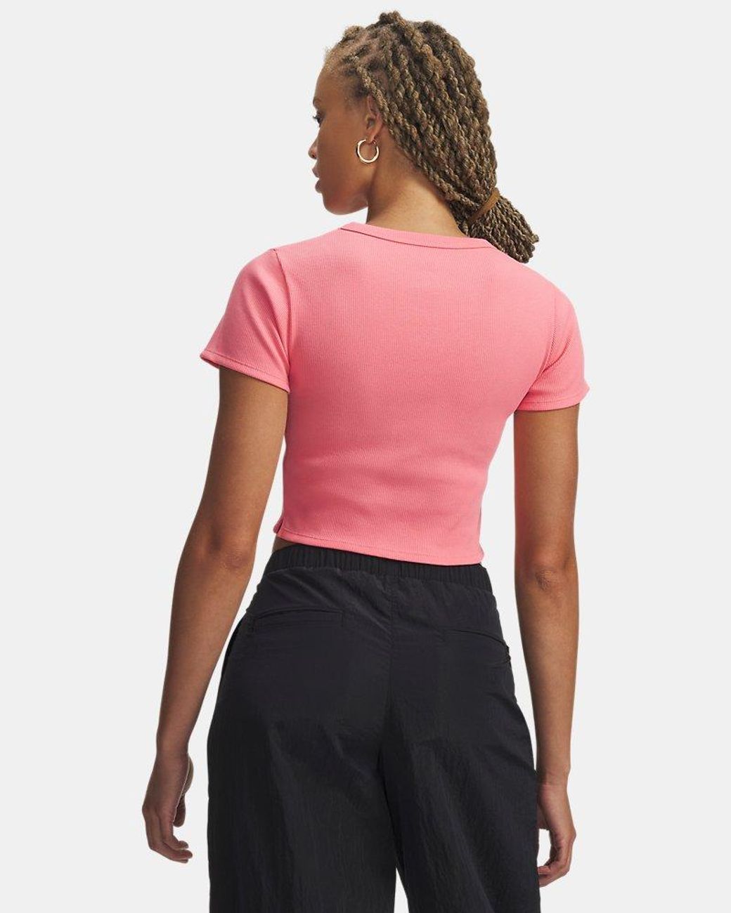 Under Armour Red Rival Rib Baby T-Shirt Bittersweet