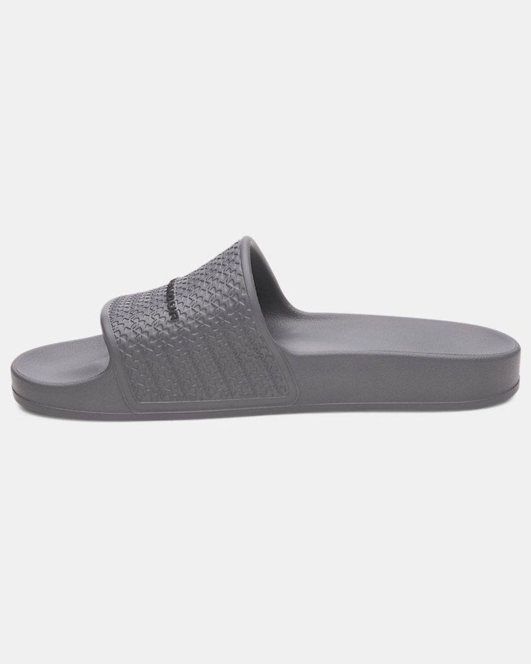 Under Armour Gray Armr Shower Slides Titan Titan for men