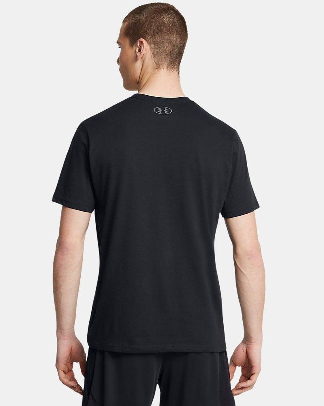 Under Armour Black Loose Boxed Sports Graphic T-Shirt for men