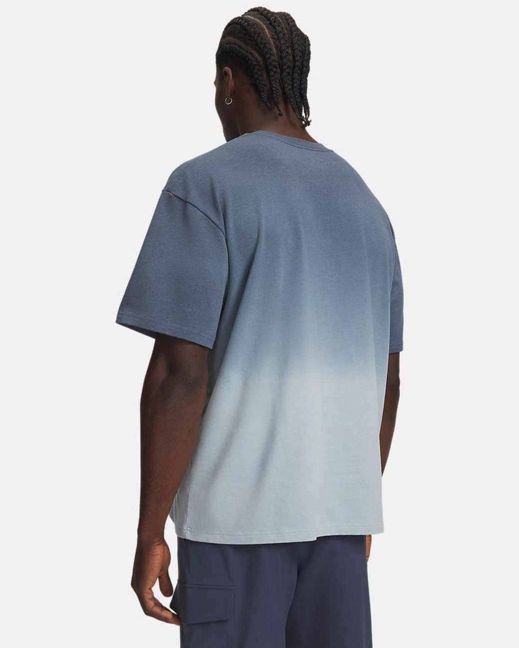 Under Armour Blue Ua Heavyweight Gradient Short Sleeve for men