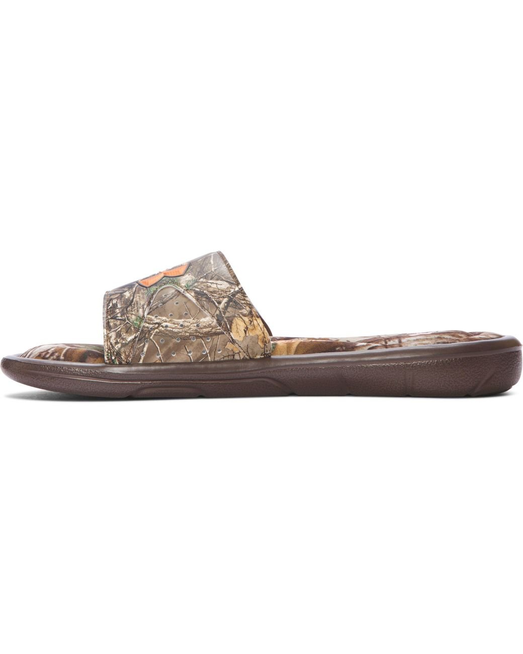 Men's under cheap armour camo slides