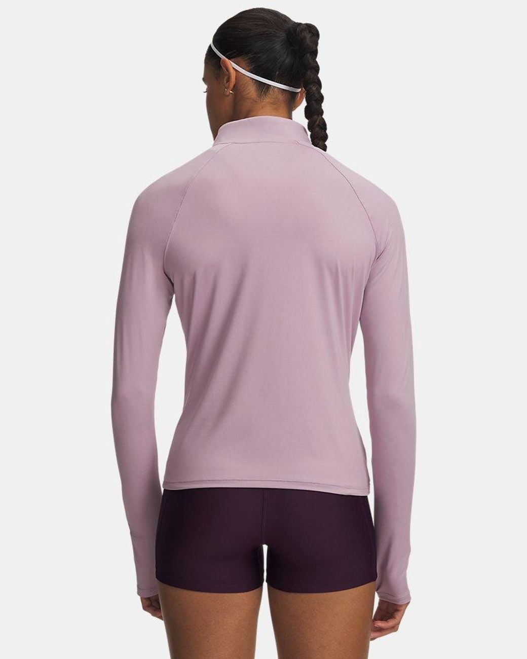 Under Armour Purple Velociti ½ Zip Mauve Reflective