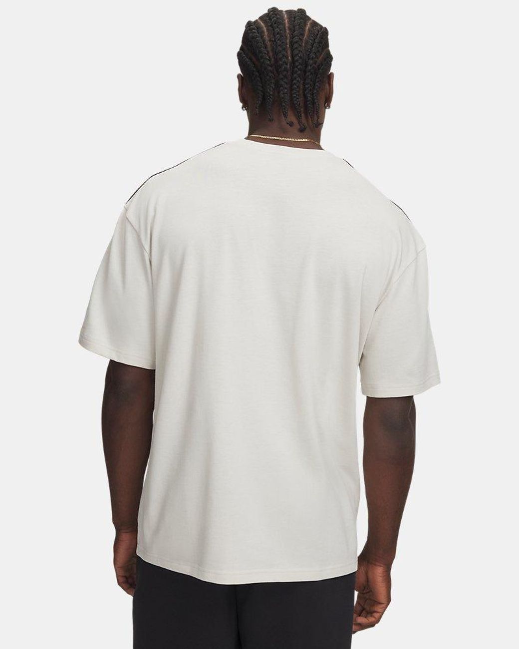 Under Armour White Icon Heavyweight Taped Short Sleeve Summit for men