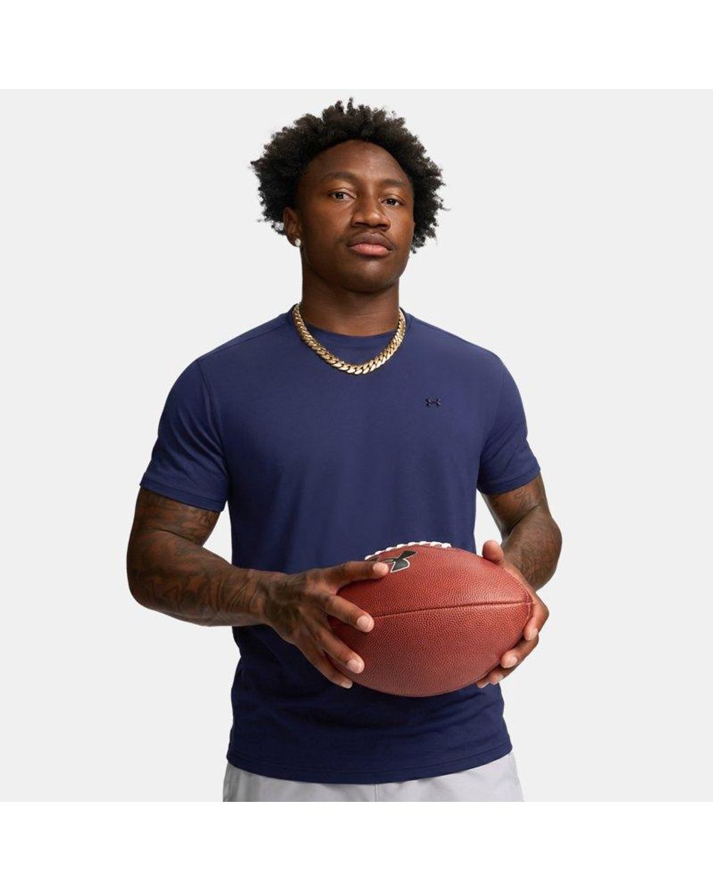 Under Armour Blue The Bouncy Tee Short Sleeve for men