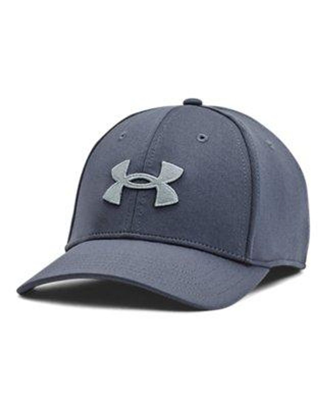 Under Armour Gray Blitzing Low Stretch Fit Cap Steel for men