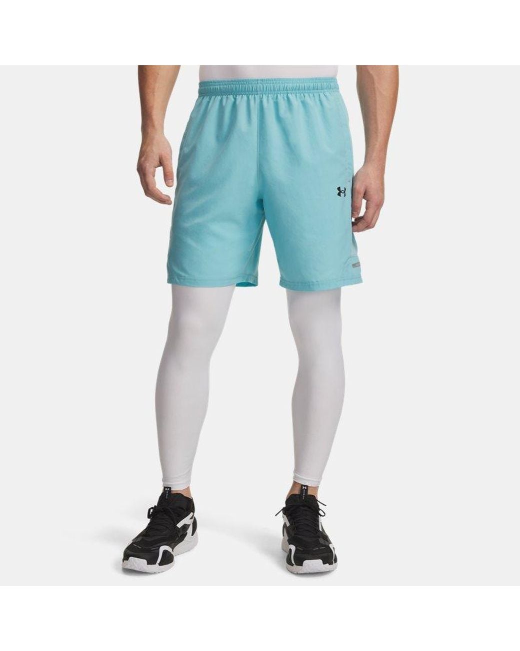 Under Armour Blue Tech Utility 8.25" Shorts Haze for men
