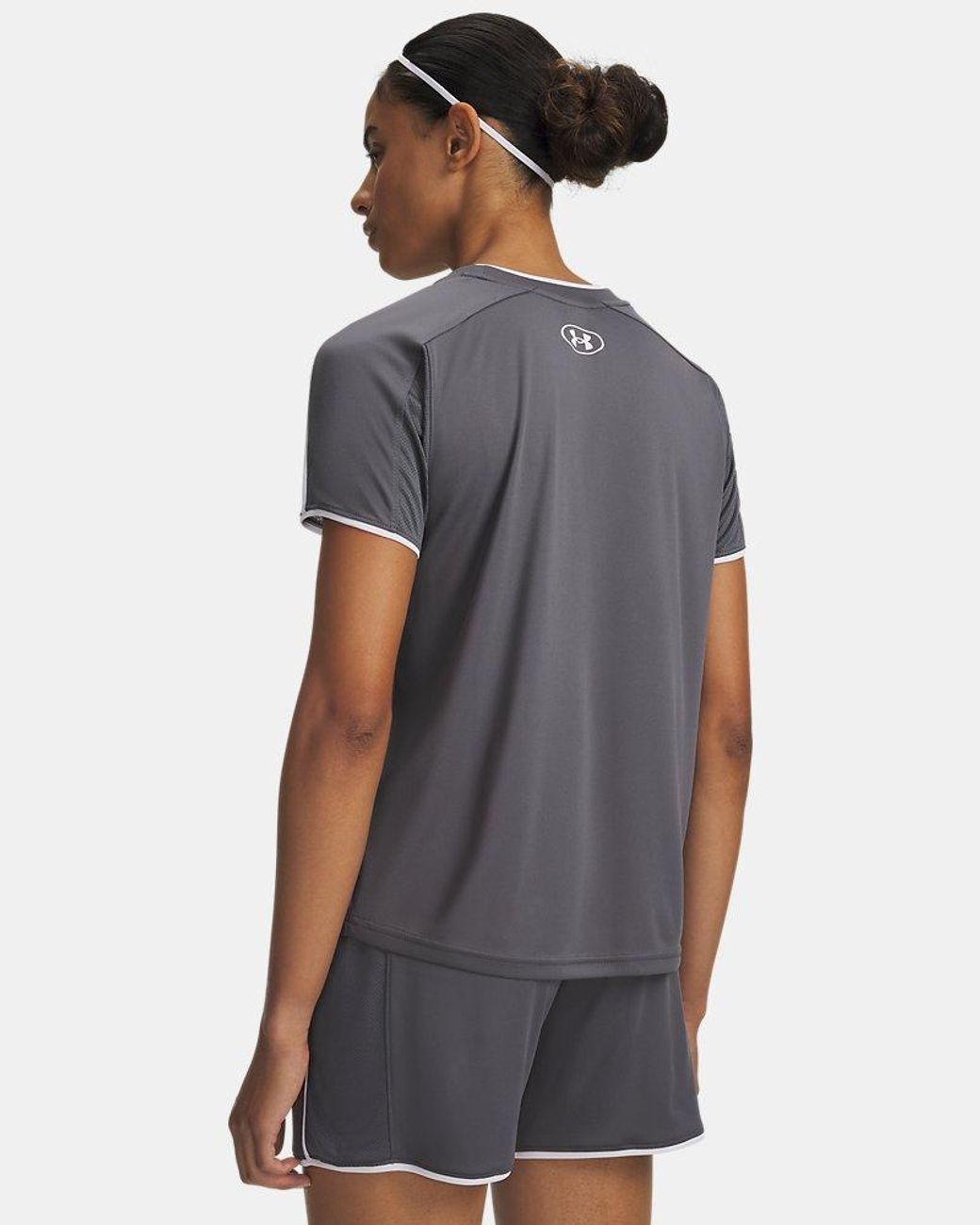 Under Armour Gray Challenger Train Short Sleeve Castlerock