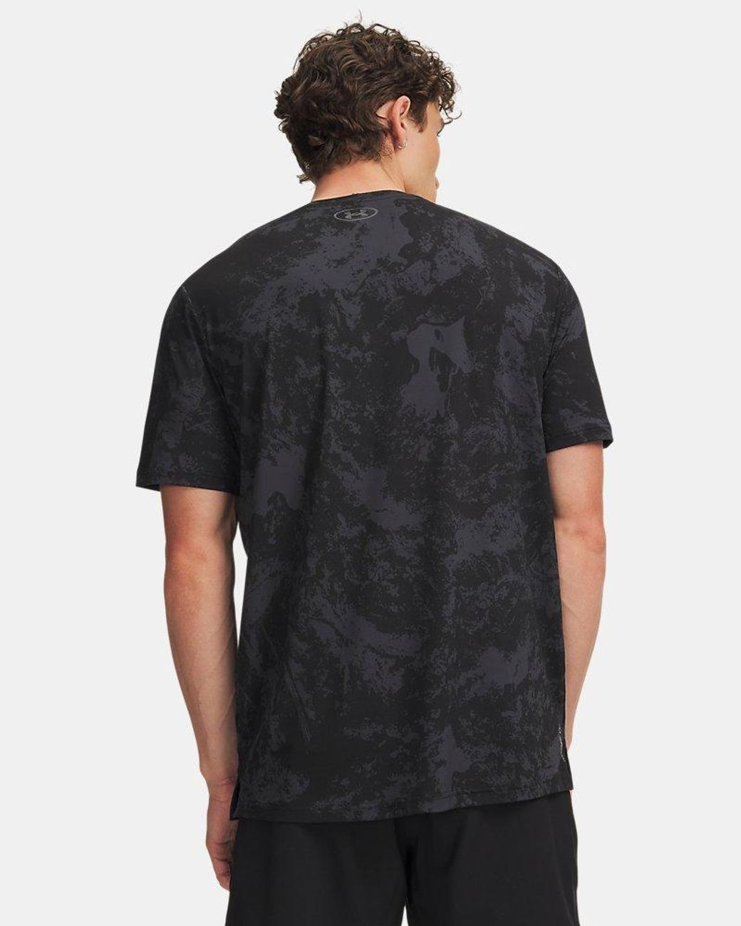 Under Armour Black Ua Vanish Energy Printed Short Sleeve for men