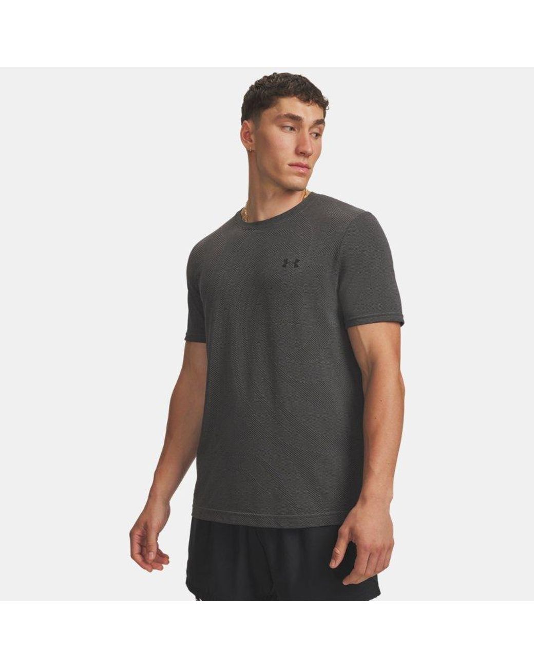 Under Armour Green Vanish Seamless Short Sleeve Clay for men