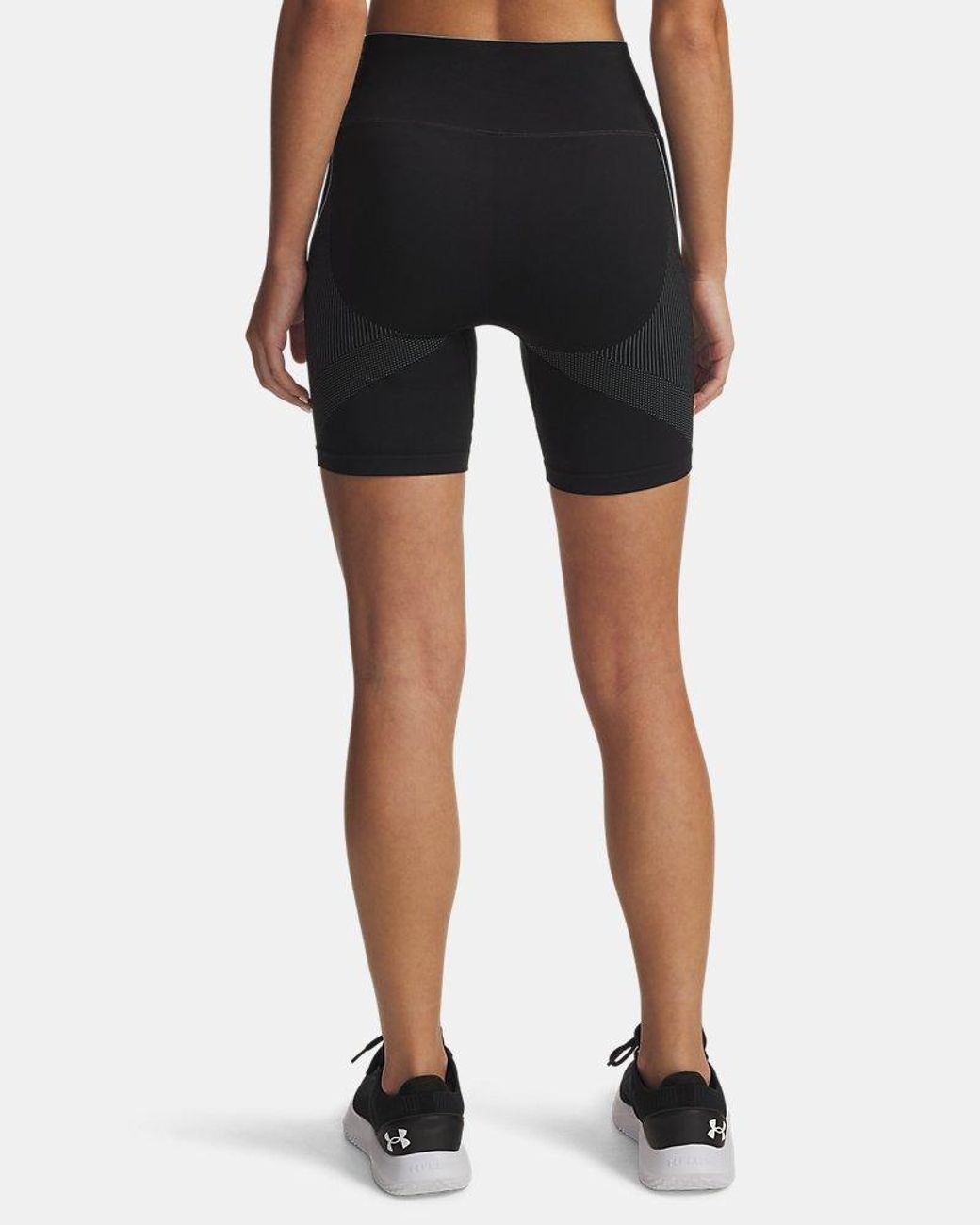 Under Armour Black Vanish Seamless 6.5" Shorts Steel Steel