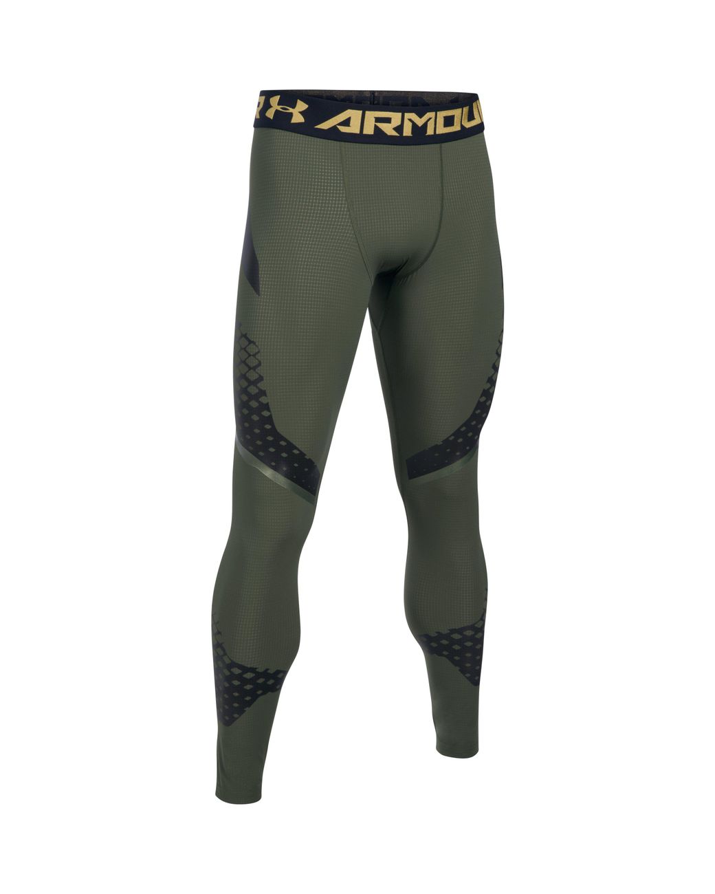Under Armour Men's Heatgear® Armour Zone Compression Leggings in Green for  Men | Lyst