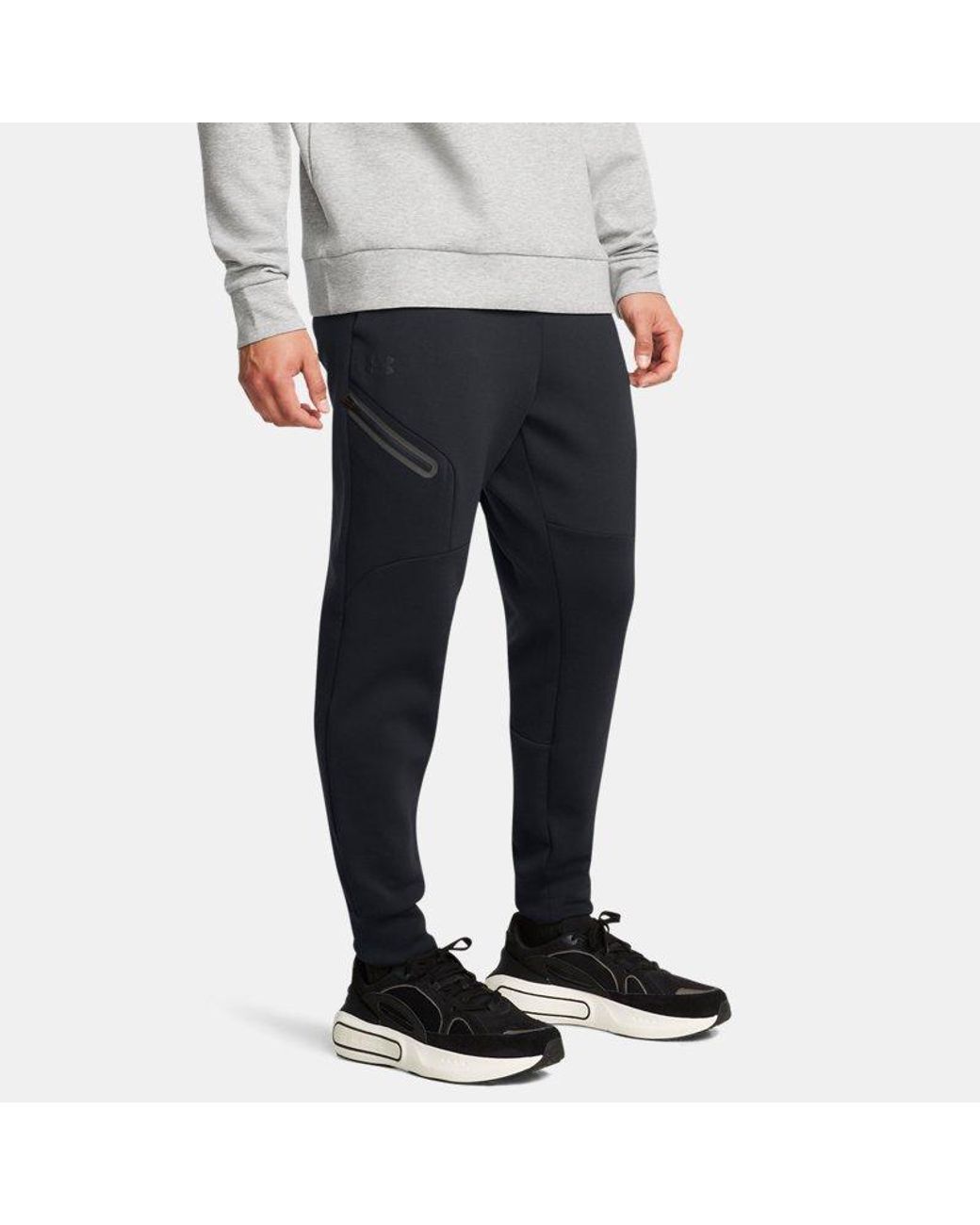 Under Armour Black Unstoppable Fleece Joggers for men