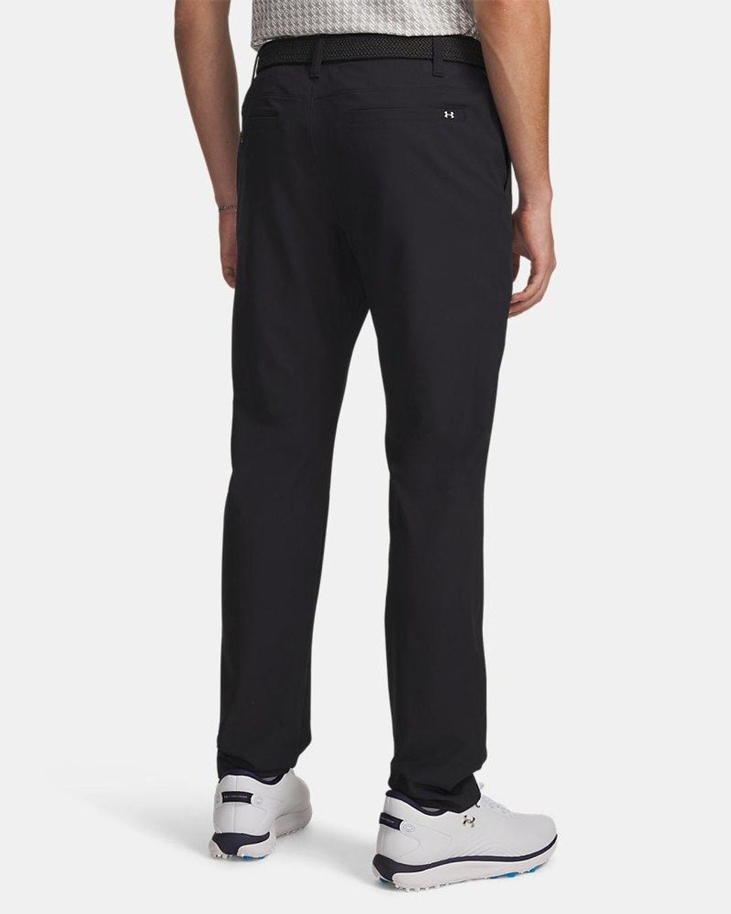 Under Armour Black Drive Tapered Pants Steel Medium Heather Halo for men